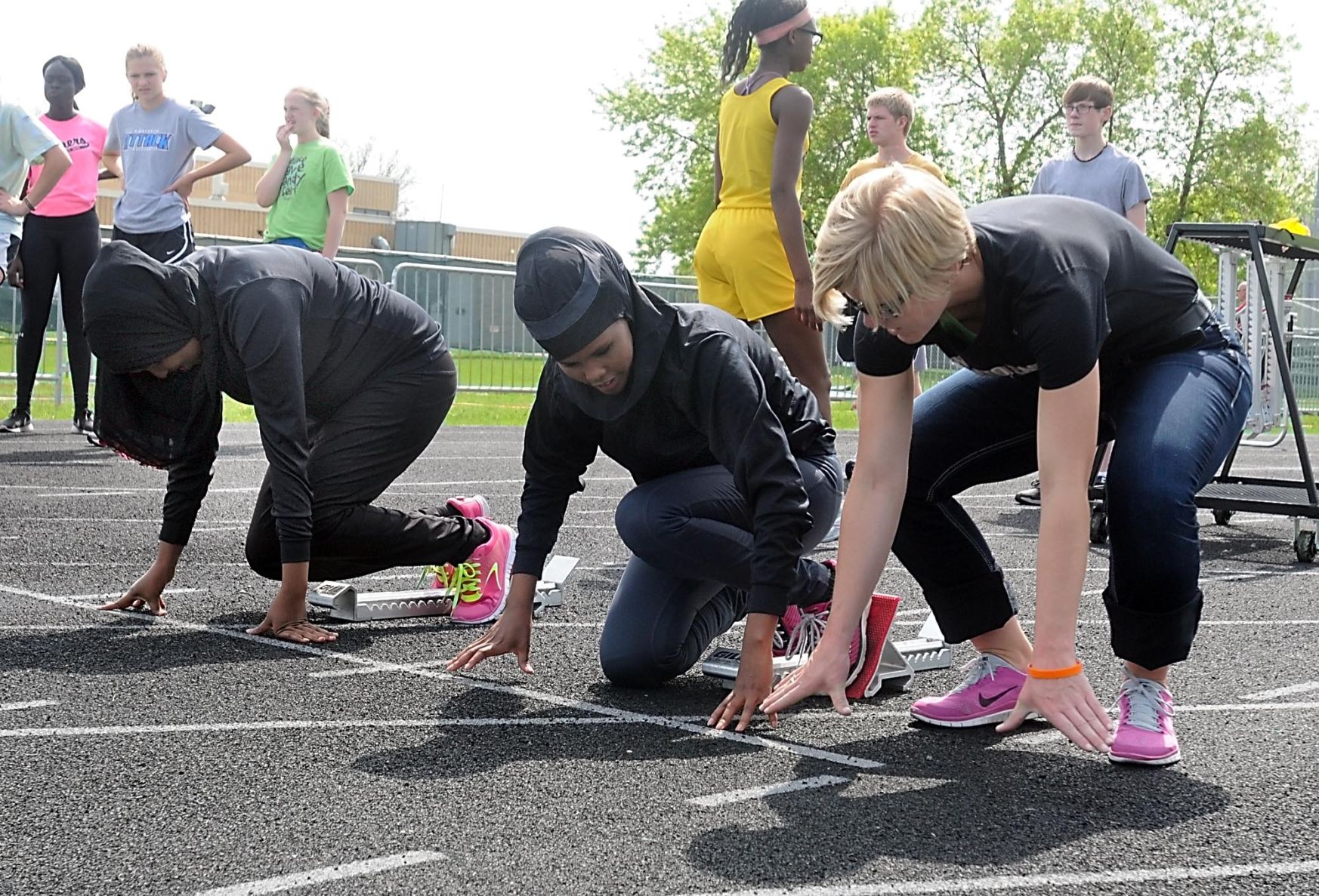 Somali girls track